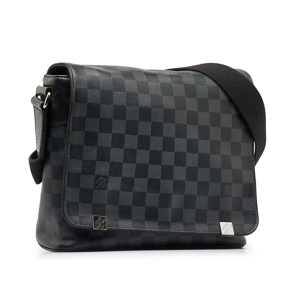 Pre-Loved Louis Vuitton Damier Graphite District PM - Picture 2 of 12